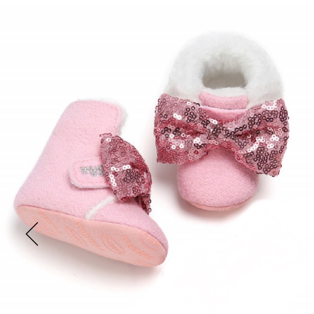 Pink Baby Booties Infant Socks 0-12 mos - Picture 7 of 10